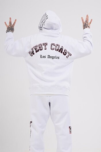 Ghetto off limits Westside Hoodie White