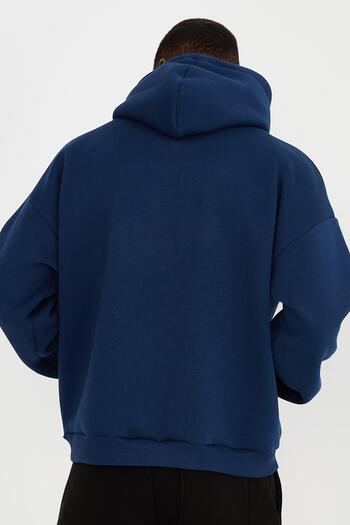 Ghetto off limits Basic Oversize Unisex Indigo Sweatshirt