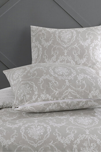 Nordqueen Ranforce Double 100% Cotton Zippered Duvet Cover (200x200) Zippered Pillow Case (80x80)
