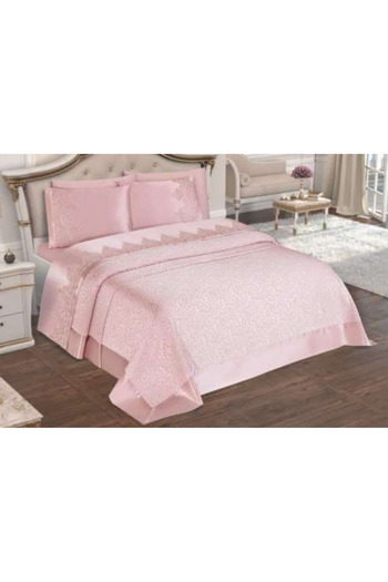 ZESA HOME SELIN PİKE SET FRENCH LACE DETAIL---6 PIECES