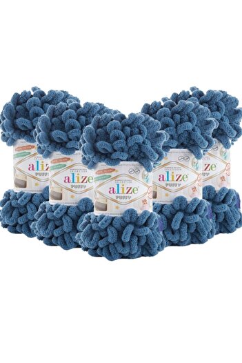 Alize 6 штук 90x90 дитячих ковдр - Puffy Havacı 637