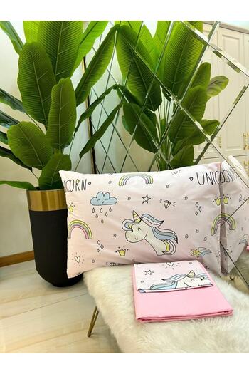 Özcan Ev Tekstil Ranforce Single Sheet Pillow Set