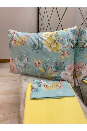 Özcan Ev Tekstil Ranforce Double Sheet Pillow Set 100% Cotton