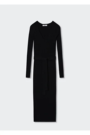 MANGO Woman Μαύρο Γυναικείο Φόρεμα37053837