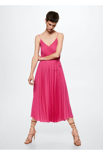 MANGO Woman Fuchsia Women's Dress 37032888