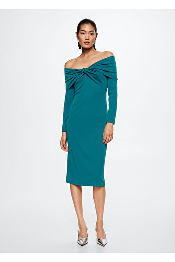 MANGO Woman Rochie Adult Femei TURQUESA37065813