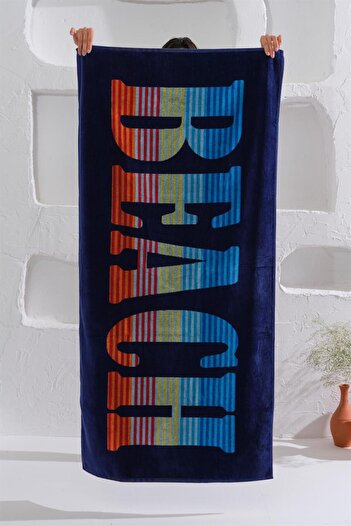 Homelover 100% бавовняний пляжний морський рушник пляжний візерунок - 75x150