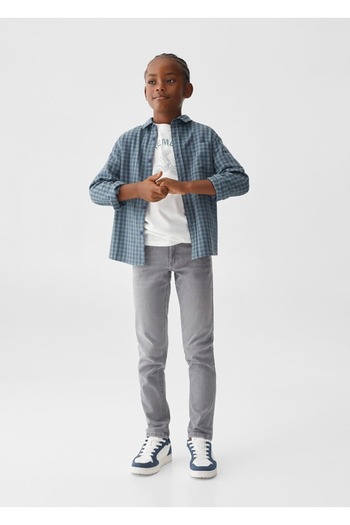 MANGO Kids Gray Jeans for Kids