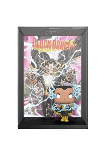 Funko Dc- Black Adam Glow in Dark Pop Figure Comic Cover