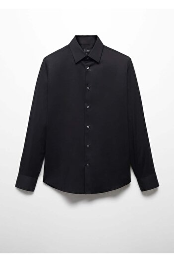 MANGO Man Βαμβακερό Stretch πουκάμισο Slim Fit