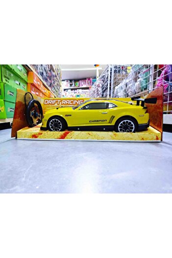 CAN OYUNCAK 3700-111a 1 10 Kumandalı Şarjlı Işıklı Drift Racing Araba 41 Cm 1:10 -can