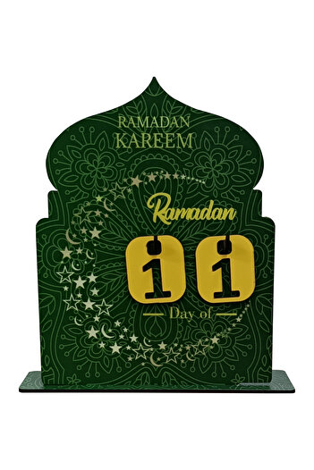 gift plus Wooden Desktop Ramadan Calendar