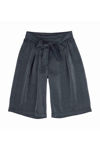 best kids Girl's Indigo Shiny Textured Loose Trousers