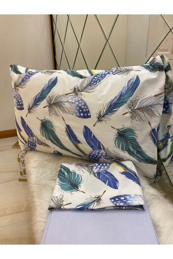 Özcan Ev Tekstil Ranforce Elastic Sheet Pillow Set 100% Cotton