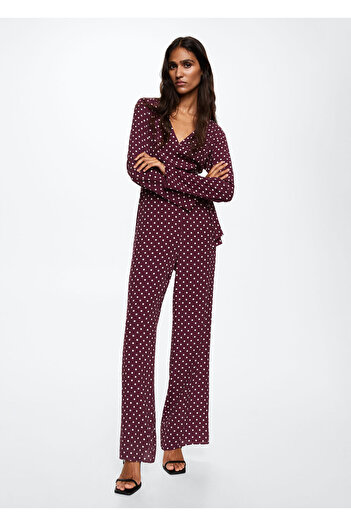 MANGO Chestnut Women's Jumpsuit 37055817