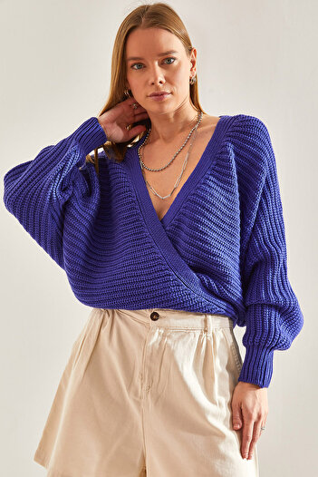 Bianco Lucci Women's Tie Detailed Knitwear Cardigan