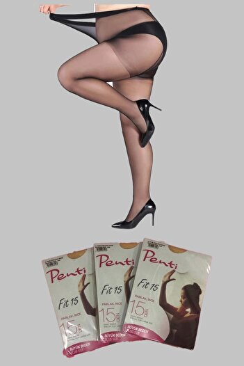 Penti Plus Size Pantyhose 3 Pieces