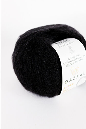 Gazzal Super Kid Mohair 25 Gr 78% μαλλί-22% Pa Μικτό φυσικό πλεκτό νήμα Taka Yarn (64409)