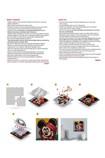 Pixel Pixel Disney Mickey Mouse Yetişkin Boncuk Aktivite Seti-Pixel Pixel PPA100-03