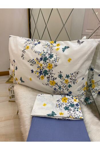 Özcan Ev Tekstil Ranforce Double Sheet Pillow Set 100% Cotton