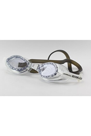 BERMUDA Aydeniz Wholesale - 1840 Children's Silicone Swimming Goggles with Wide Angle Zipper Bag