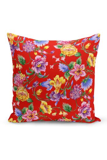 Filamente Double Sided Digital Printing Throw Pillow Cover Flower Garden
