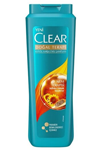 Clear Doğal Terapi Nem Terapisi Kepeğe Karşı Etkili Şampuan 500ml