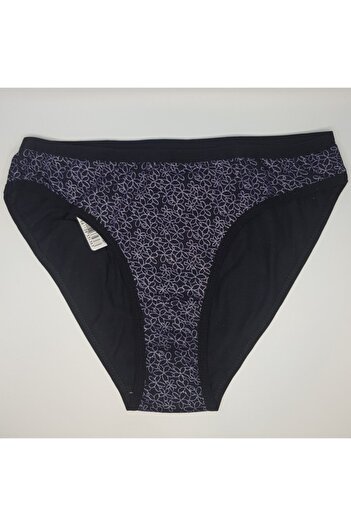 Tutku Kadın Desenli Karışık Renk Betül Bikini Külot 532 Fua Shop 12'li Paket
