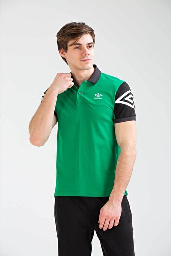 UMBRO Men's Polo Neck T-shirt - Relaxed Fit