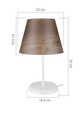 Gloria Fora Lampshade White Foot-Tree Patterned Hat