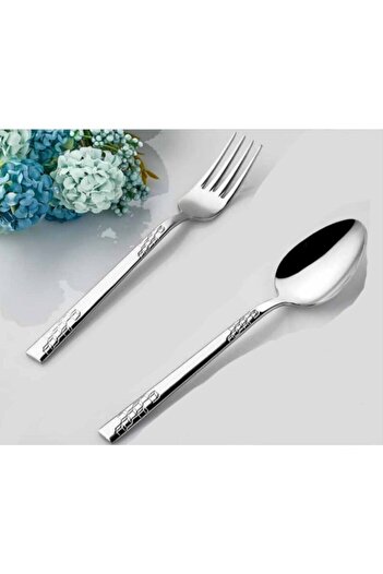 İNTER CELİK Karel Model Spoon-Fork Set 60 Pieces