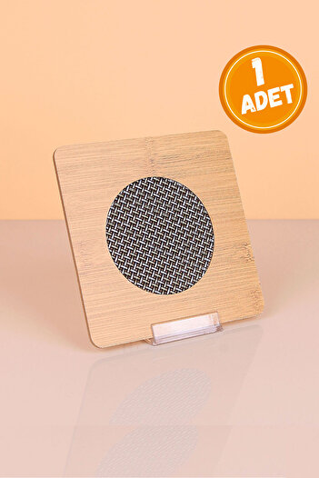 WAPPA 1 PCS Wooden Trivet with Heat Pad Non-Slip Base Pot Pan Teapot Coaster 17 CM
