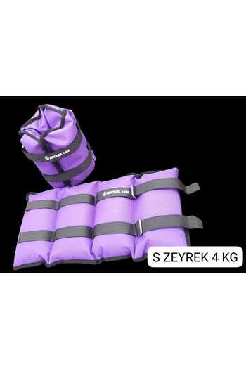 S ZEYREK 4 kg × 2 bucăți, în total 8 kg, set de greutăți pentru întărirea mușchilor pentru încheietura mâinii, sac de greutăți cu nisip