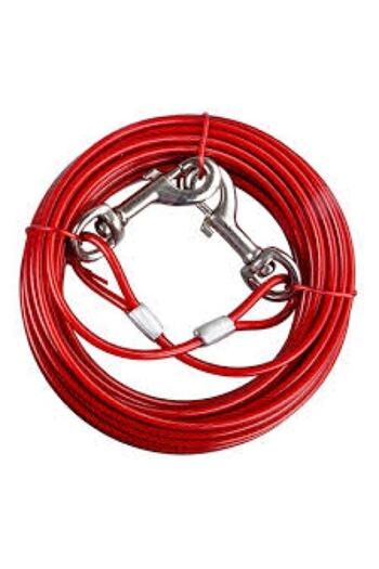 LİDERSAN ÇELİK Steel Garden Binding Rope for Dogs 5 Mmx4.5 Meters