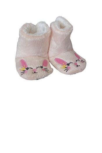 AY ONLİNE Kitten Mouth Cat Embroidered Slippers Home Boots First Step