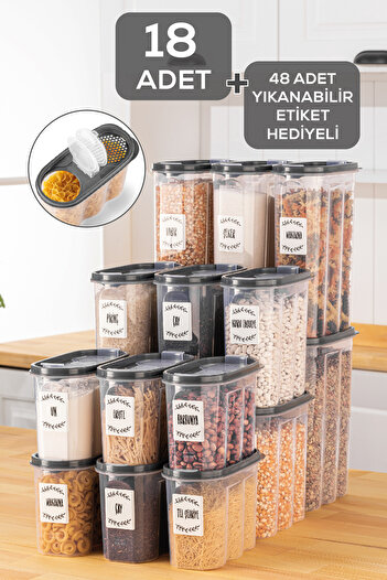Herza House 18-Piece Oval Food Storage Container