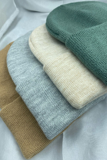 KISCHE Unisex Men's Women's Flexible Folded Basic Domestic Production 4-Piece Colorful Beret