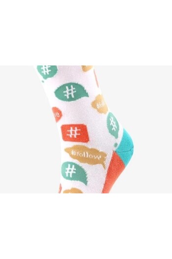 Colorcool Women's Fun Socks Social Media