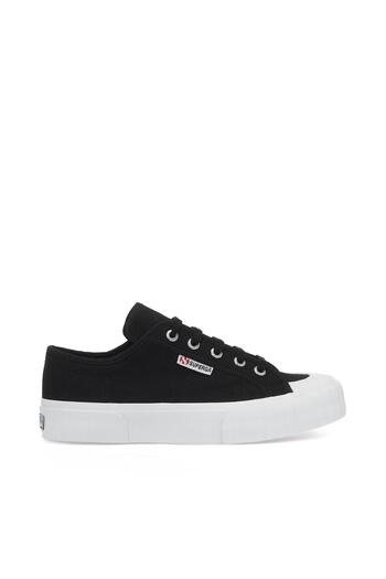 Superga Unisex Black Sneaker - 2630 Stripe Model