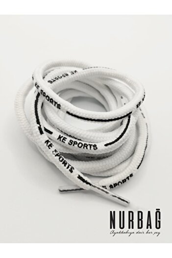 NURBAĞ DOKUMA SPORTS SHOES LACES (KE SPORTS) WRITTEN POLYESTER 100 CM 1 PAIR BS87
