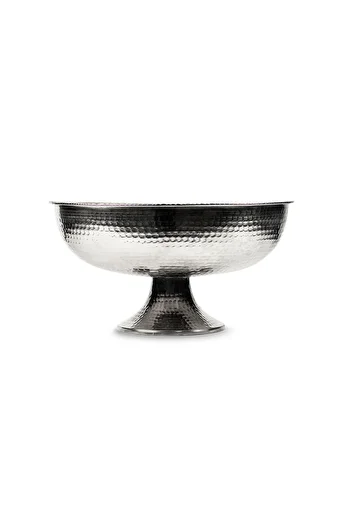ANTEPSEPETİ Copper Fruit Bowl with Silver Plated Legs 32CM