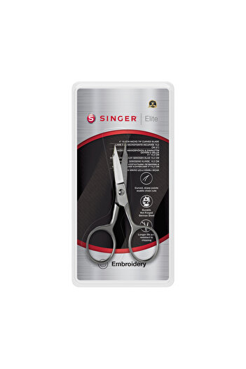 SİNGER Elite Curly Micro-Tip Embroidery Scissors