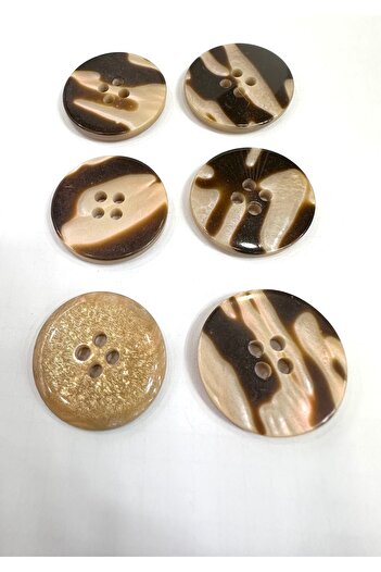 ODDA TASARIM ATÖLYESİ Overpass Coat Length Design 6-Piece Button Set