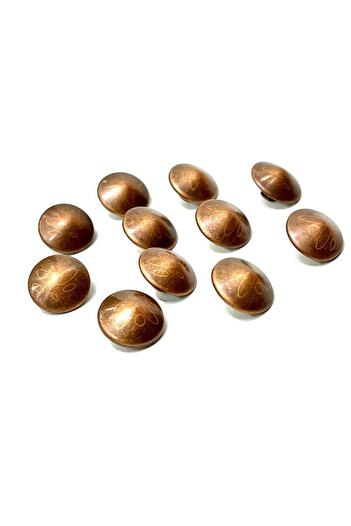 ODDA TASARIM ATÖLYESİ antique copper metallized 24 size blouse button