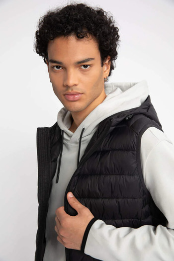 DeFacto N4652Az/Bk27 Defacto Men's Vest Black