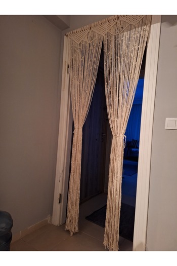 Makrome dükkanı Macrame Door Curtain Door Ornament 100*200 Cm