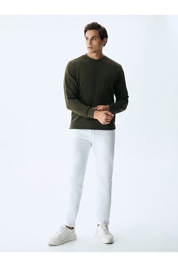Ltb Crew Neck Green Sweatshirt