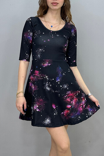 Tam Moda Rochie de damă cu volantă