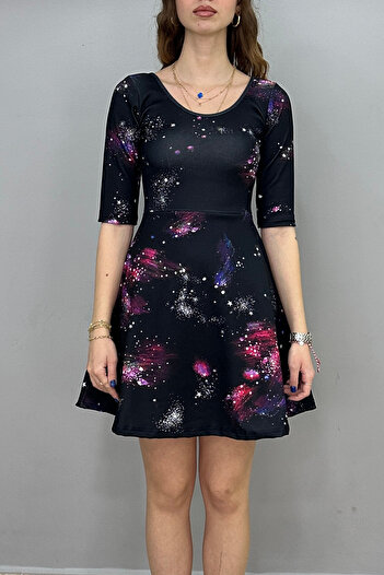Tam Moda Rochie de damă cu volantă