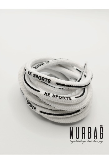 NURBAĞ DOKUMA SPORTS SHOES LACES (KE SPORTS) WRITTEN POLYESTER 100 CM 1 PAIR BS87